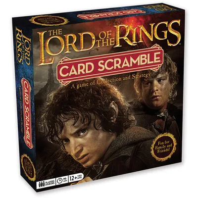 Lord Of The Rings Card Scramble Board Game A Game Of Collection & Strategy