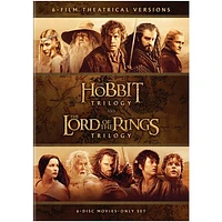 The Hobbit Trilogy / The Lord of the Rings Trilogy: 6-Film Theatrical Versions