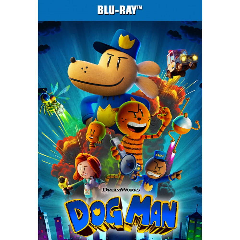DOG MAN BLU BIL