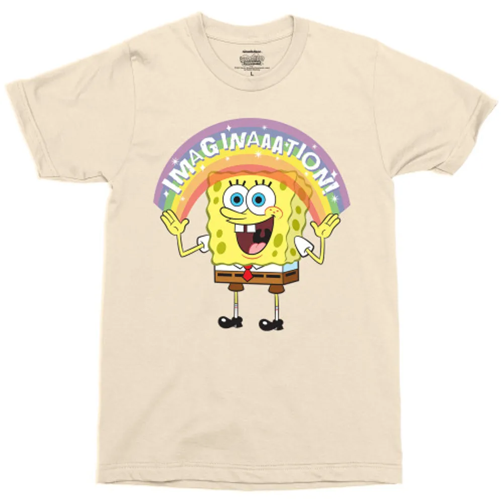 T-SPONGEBOB IMAGINATION RAINBOW-XXL