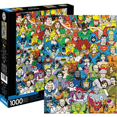 DC Comics Retro Cast 1000 Pc Puzzle