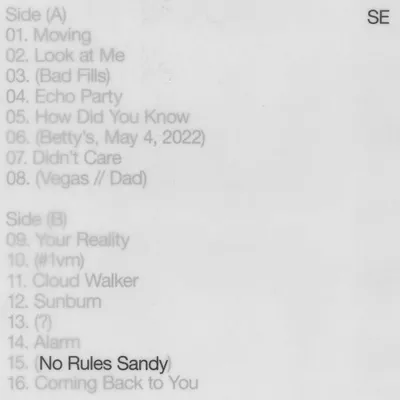 No Rules Sandy [Indie Exclusive Limited Edition White Cassette]