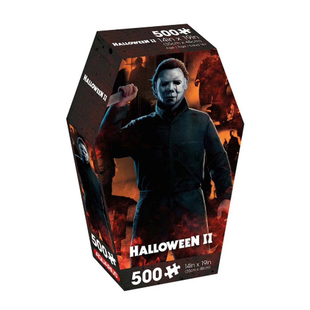 Halloween II Michael Myers Coffin Box 500-Piece Jigsaw Puzzle