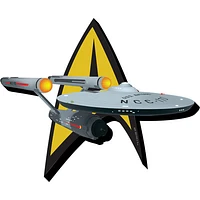 Star Trek Enterprise Ship & Insignia Logo Funky Chunky Magnet