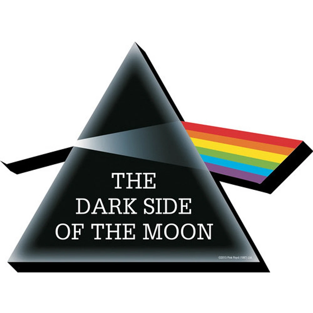 Pink Floyd Dark Side of the Moon Triangle Prism Funky Chunky Magnet