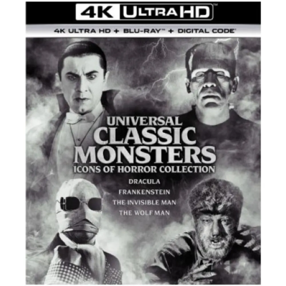 UNIVERSAL CLASSIC MONSTERS ICONS OF HORROR COLL 4K