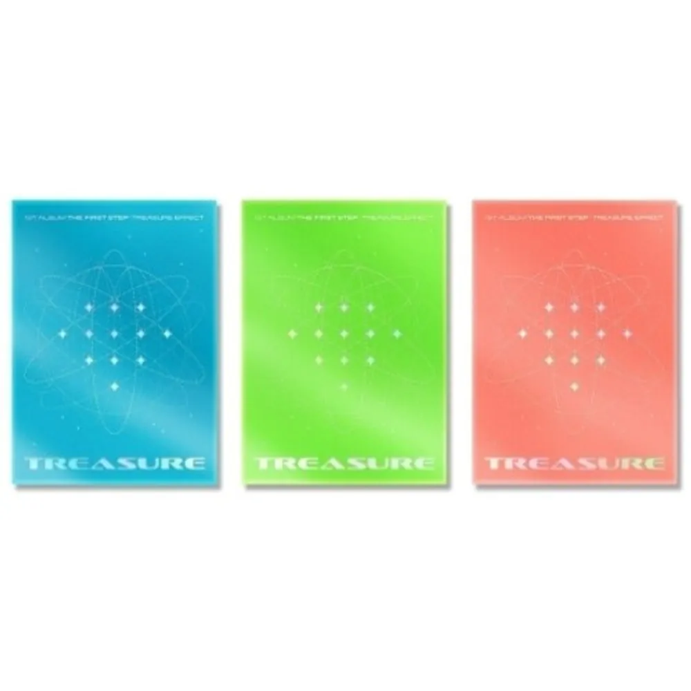 The First Step : Treasure Effect (Random Cover) (incl. 156pg Photobook, Photocard File Folder, Lyrics Postcard Set, Holo