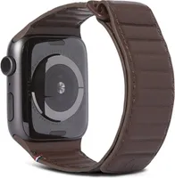 - Apple Watch 42/44/45mm Leather Magnetic Traction Strap