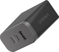 Otterbox Chargeur Mural Dual USB-C Premium Pro avec USB-A Supplémentaire 72 W (USB-C 30WX2 + USB-A 12 W) Nightshade (Noir) | WOW! mobile boutique