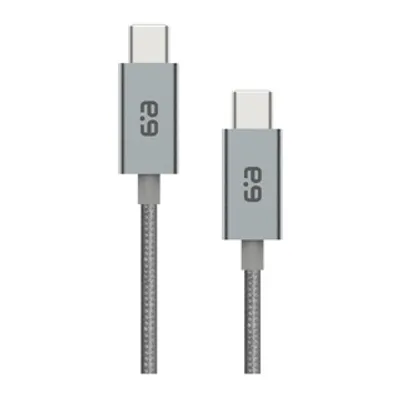 - USB-C to USB-C Braided Charge and Sync Cable (120cm) - Gray