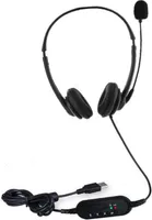 - Overhead Earphone w/Microphone - Black