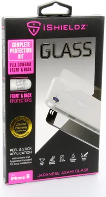 iPhone 8 360 tempered glass protector (Back and Front)