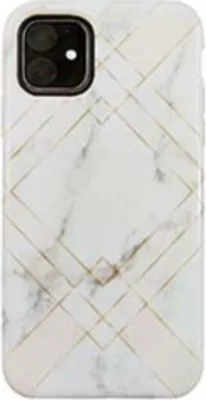 iPhone 11/XR Nutrisiti Eco Printed Marble Back Case
