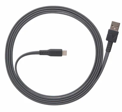 - ChargeSync Flat Lightning Cable 6ft - Gray