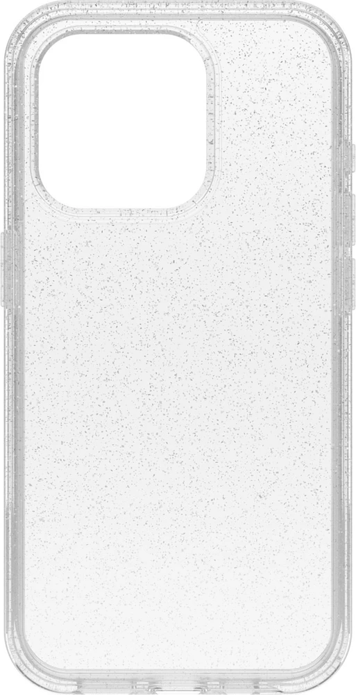 Étui Clear de la série Symmetry d'OtterBox compatible MagSafe – iPhone 15 Pro, argent (Stardust) | WOW! mobile boutique