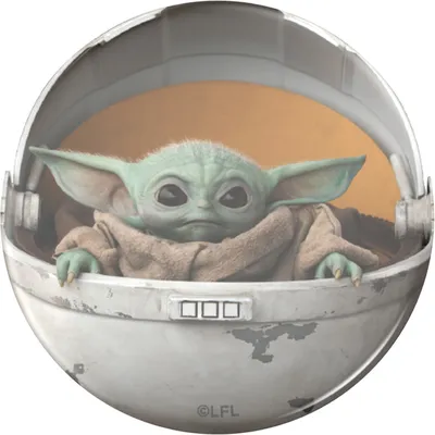 Popgrip Licensed Swappable Device Stand And Grip - Baby Yoda Pod | WOW! mobile boutique