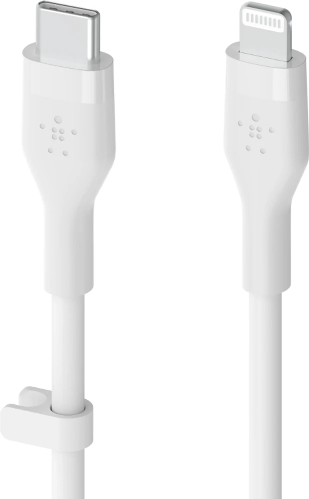 Belkin Câble de Charge/Sync BOOSTCHARGE PRO USB-C avec Connecteur Lightning 3 pieds Blanc | WOW! mobile boutique