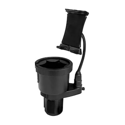 Universal Phone and Tablet Mount  Expandable Cupholder Design Fits Cups/Bottles Up To 64oz