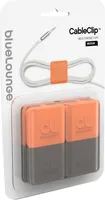 CableClip Large - Orange/Dark Grey | WOW! mobile boutique