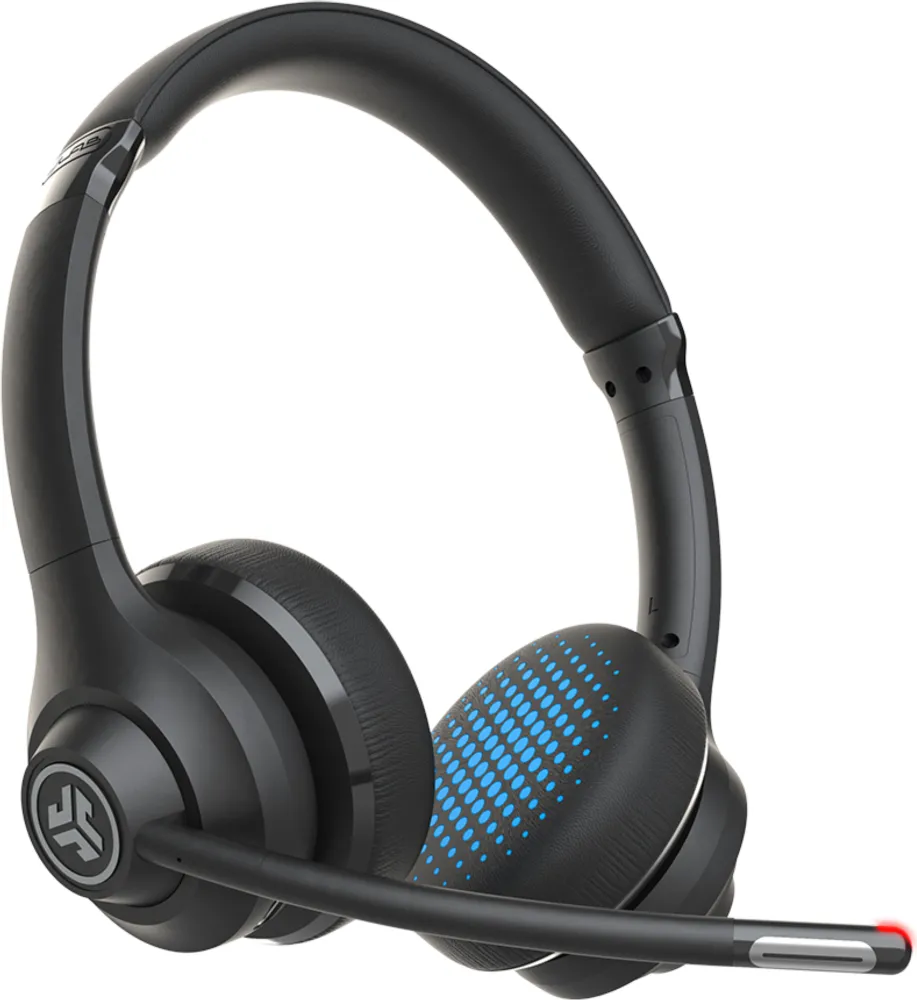 JLab Audio Go Work Wireless On-Ear Écouteurs Noir | WOW! mobile boutique