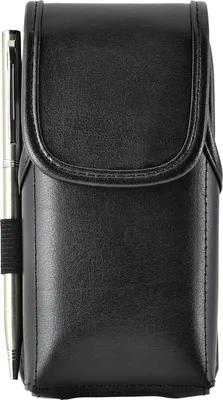 Sonim XP5s Leather Pouch with Metal Clip - Black | WOW! mobile boutique