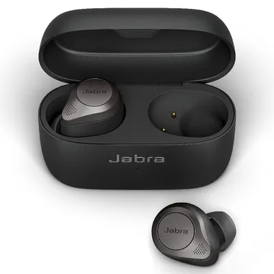 Jabra Elite 85t w/Advanced ANC Earbuds - Titanium | WOW! mobile boutique