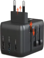 15W WorldCharge Universal Travel Adapter with USB-C