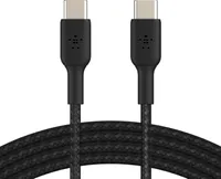 Braided USB-C to USB-C Cable 4ft - Black | WOW! mobile boutique