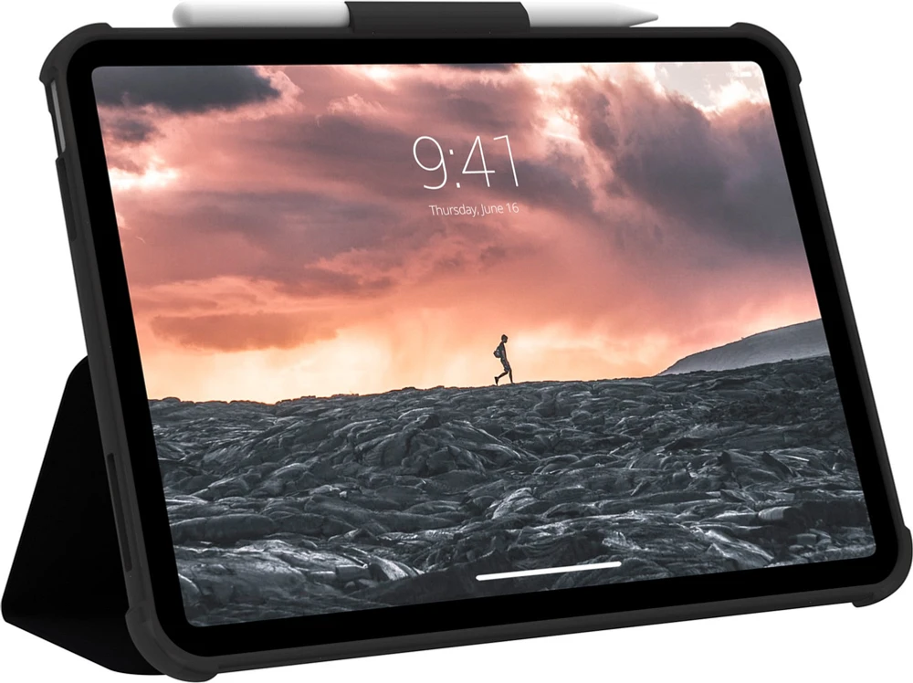 UAG Étui Plyo Folio Noir/Ice pour iPad 10.2 2022 | WOW! mobile boutique