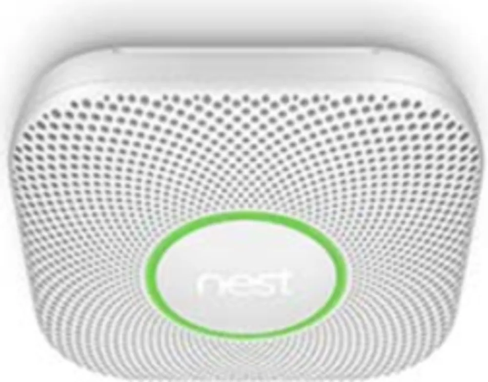 Google Nest Protect White Smart Home 2nd Gen Smoke Alarm (Wired) | WOW! mobile boutique