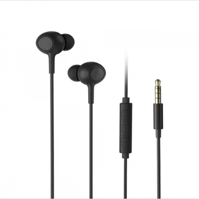 Wired Earbuds with 3.5 mm Connector | Black