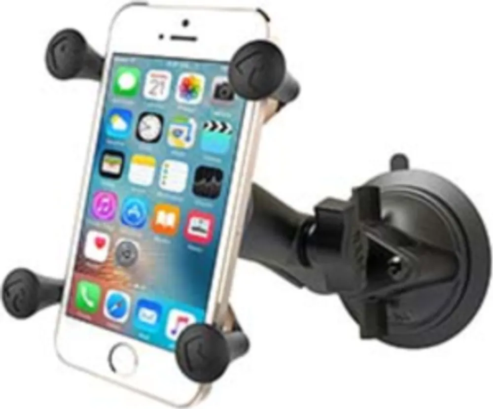 Twist Lock Suction Cup Mount with X-Grip Holder