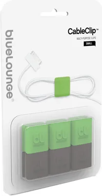 CableClip Small - Green/Dark Grey | WOW! mobile boutique