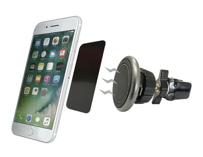 Magnetic Car Vent Mount with 2 Metal Plates