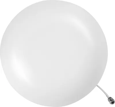 Ultra-Wideband Indoor Ultra-Thin Dome Antenna 3G, 4G,5G, 617-2700 MHz  - 50 Ohm - N-Female