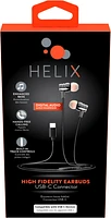 Helix/Retrak Remixd USB-C Écouteurs Noir | WOW! mobile boutique