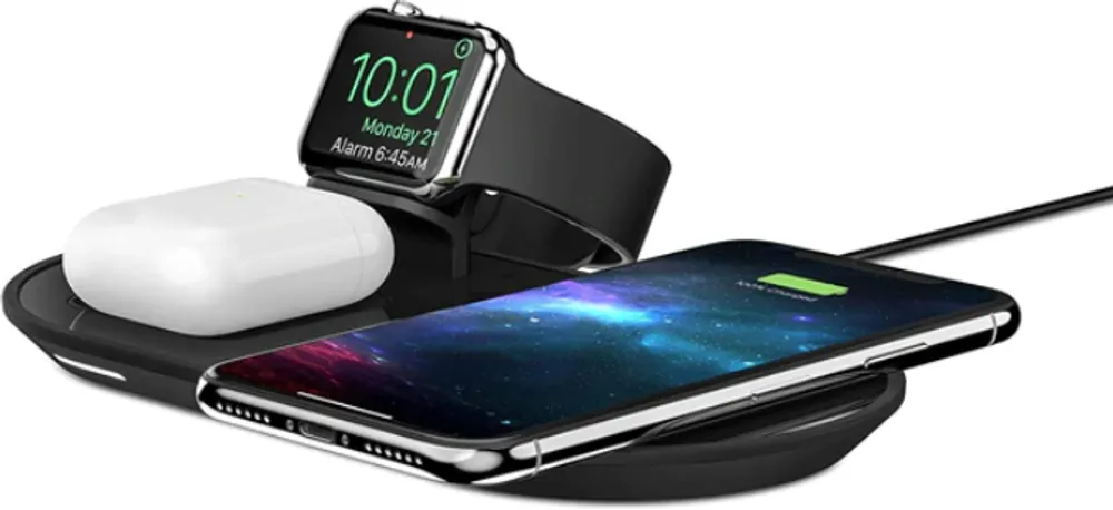 - 3-in-1 Wireless Charging Pad - Black