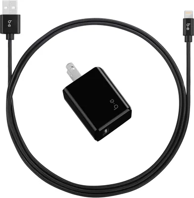 Blu Element 2.4A Lightning Wall Charger - Black | WOW! mobile boutique