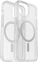 iPhone 15/14/13 Otterbox Symmetry w/ MagSafe Clear Series Case - Silver (Stardust) | WOW! mobile boutique