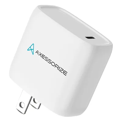 Axessorize 20W PROCharge USB-C PD Wall Charger - White | WOW! mobile boutique