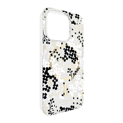 iPhone 15 Pro Kate Spade Protective Hardshell MagSafe Case - Modern Floral | WOW! mobile boutique