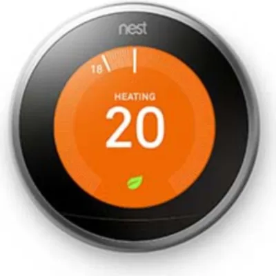 Google Nest Learning Thermostat (Stainless Steel) Smart Home 3rd Gen | WOW! mobile boutique