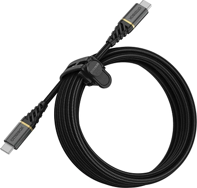 Otterbox (300cm) USB-C to USB-C PD Braided Charge and Sync Cable - Black | WOW! mobile boutique