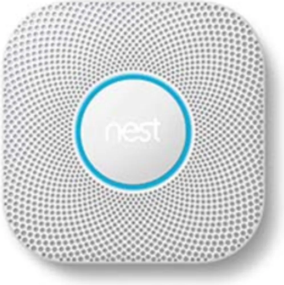 Google Nest Protect White Smart Home 2nd Gen Smoke Alarm (Wired) | WOW! mobile boutique