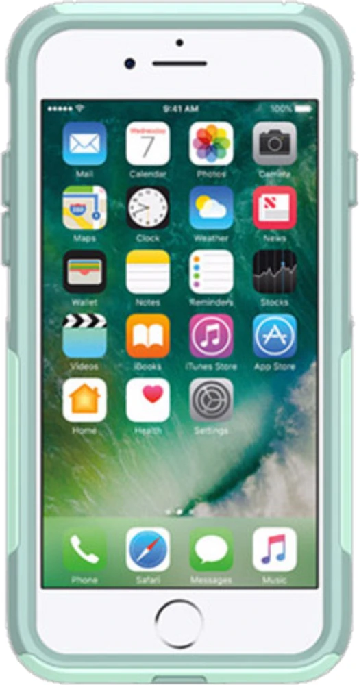 Otterbox Étui de Protection Commuter Ocean Way (Aqua) pour iPhone 8/7 | WOW! mobile boutique