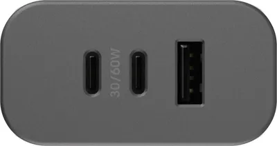Otterbox 72W Dual Port 30W USB-C PD + Single 12W USB-A Premium Pro Wall Charger