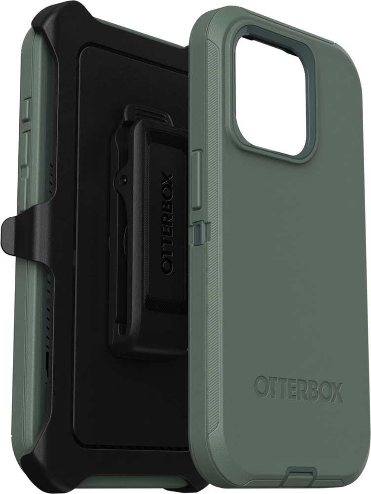 iPhone 15 Pro Otterbox Defender Series Case - Green (Forest Ranger) | WOW! mobile boutique