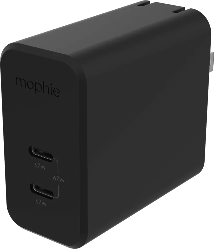 Mophie - Speedport 67 67w Gan Usb C Pd Wall Charger - Black