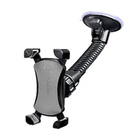 Heavy-Duty 4-Way Hold - Claw Smartphone Grip, Gooseneck Extension, 4 Extra Thick Suction Cup