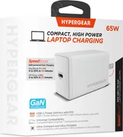 SpeedBoost GaN 65W USB-C PD Wall Charger with PPS - White